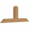 Ekena Millwork Portland Timber Gable Bracket, Western Red Cedar, 60"W x 25"H x 5 1/2"D x 5 1/2"F, 10/12 Pitch GBW060X25X0606POR00SWR - alternate 5